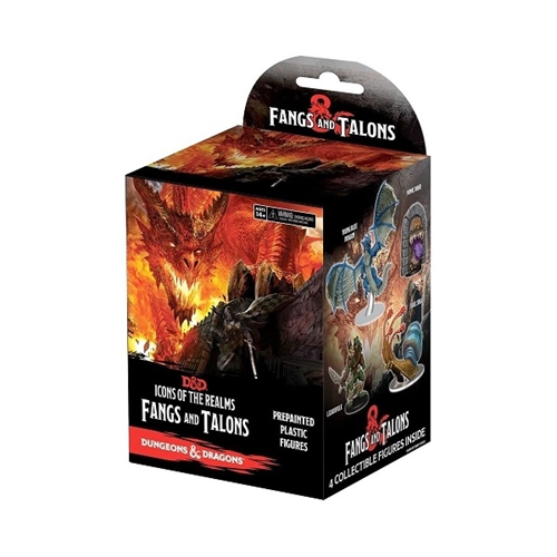 DnD - Fangs and Talons Booster Brick - Icons of the Realms DnD Figurer